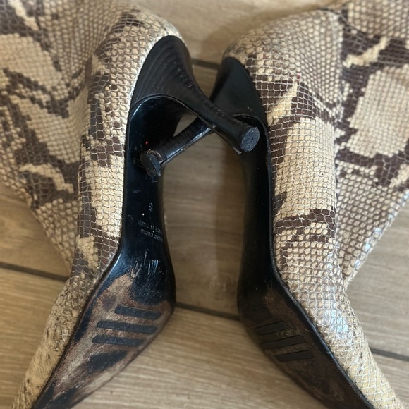 Snakeskin Booties​ - Picture 3 of 3